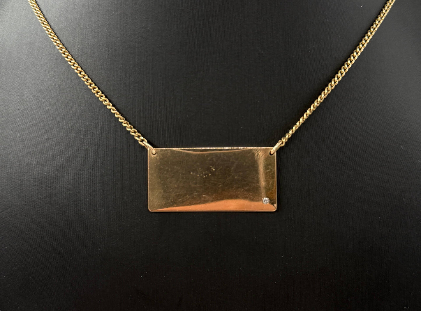 COLLANA ORO 18KT GIALLA CON DIAMANTE