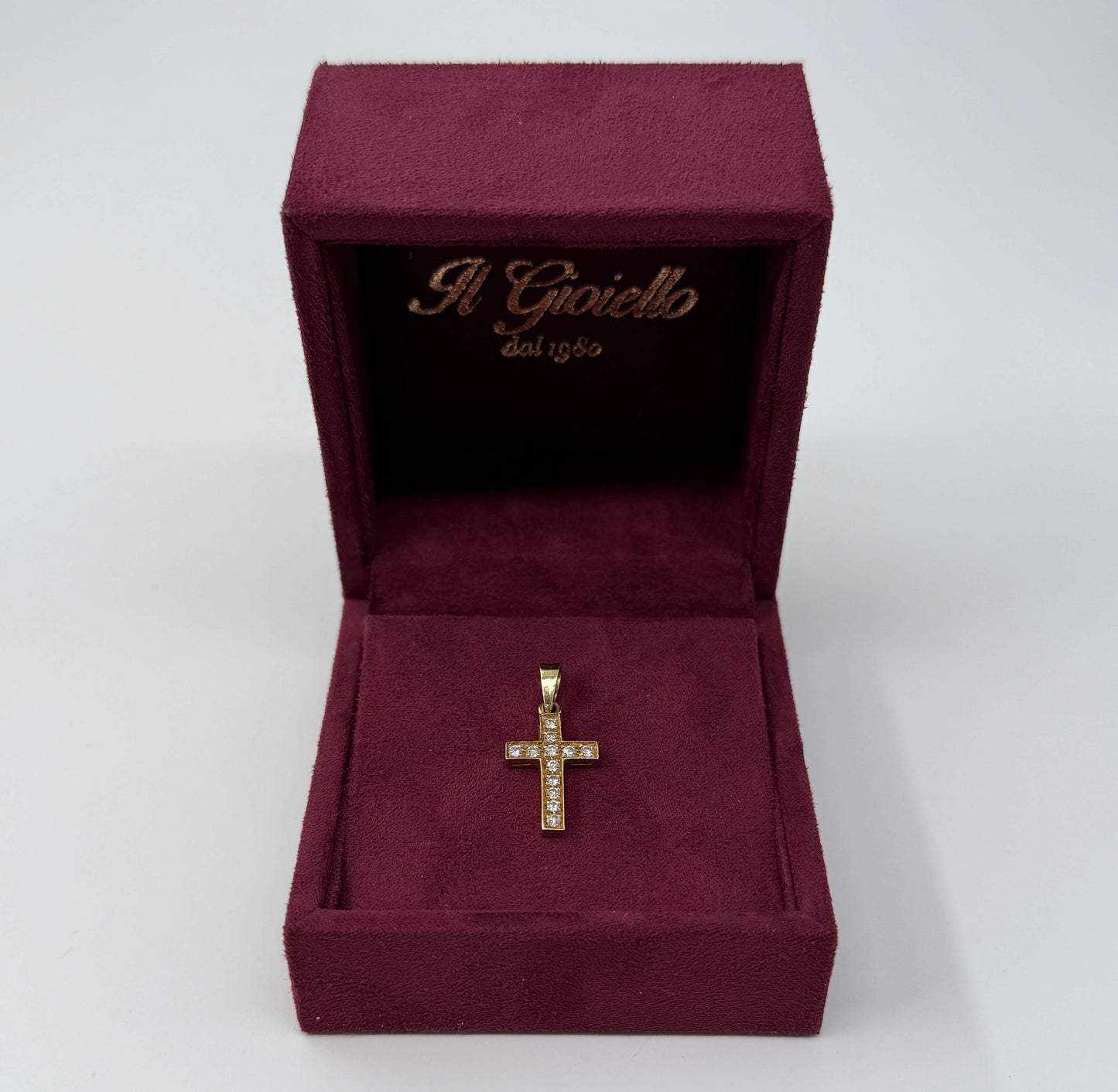 CIONDOLO ORO 18KT GIALLO CON DIAMANTI