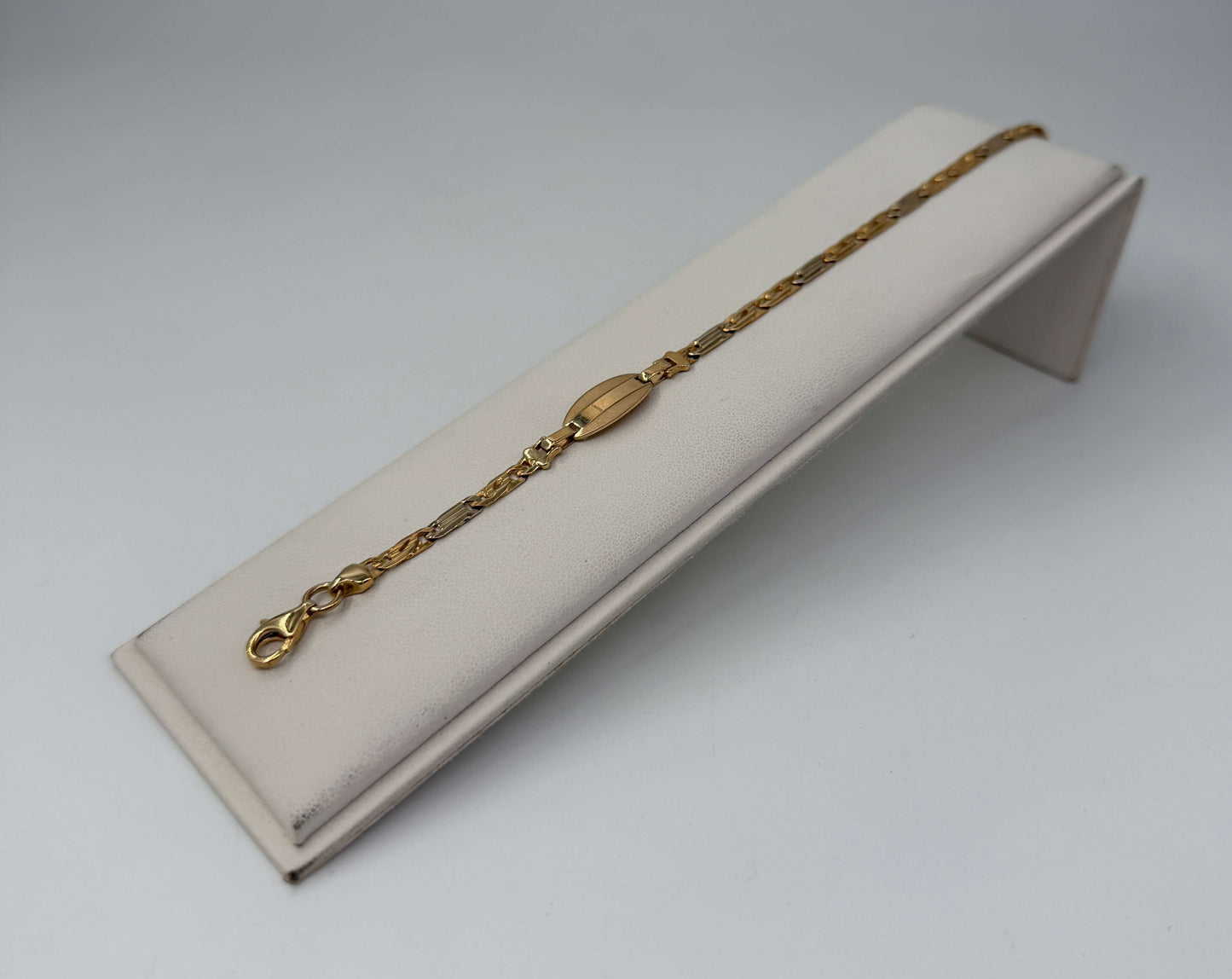 BRACCIALE 18 KT BICOLOR