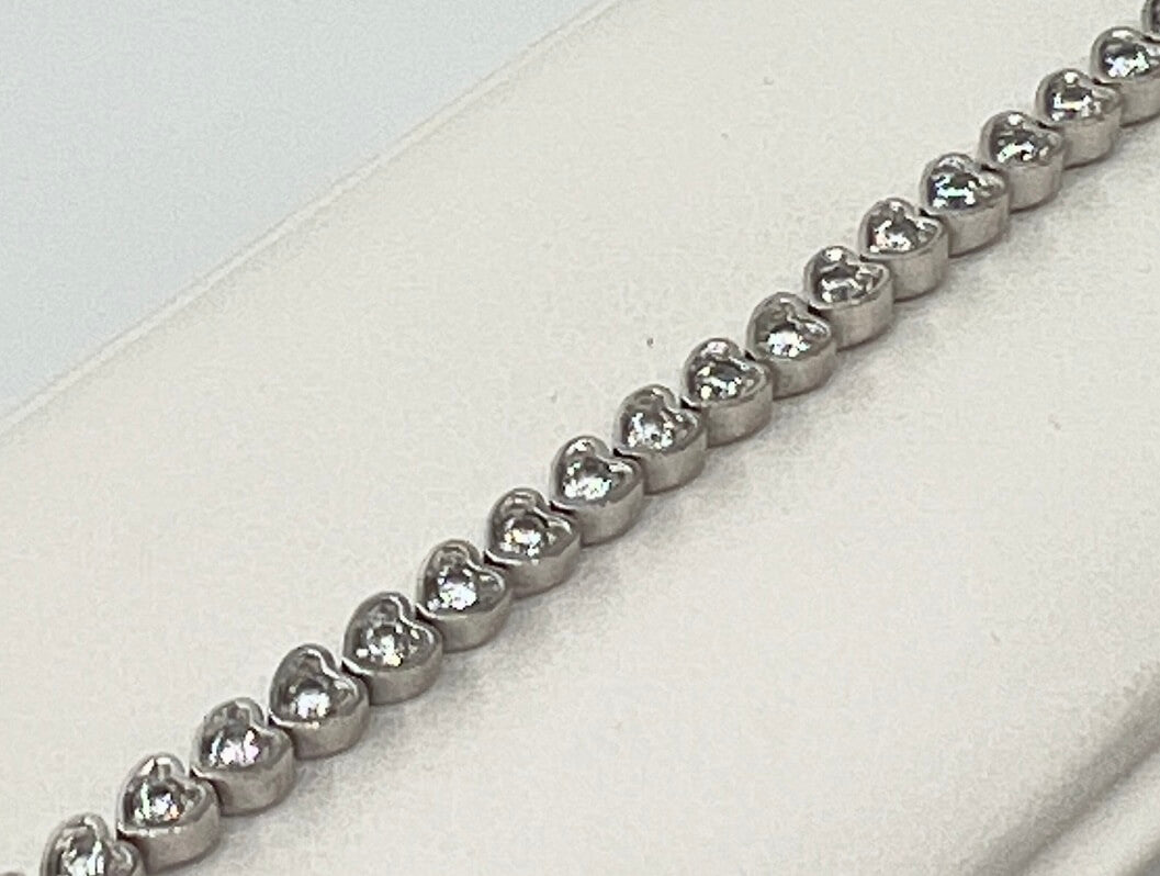 BRACCIALE 18 KT BIANCO