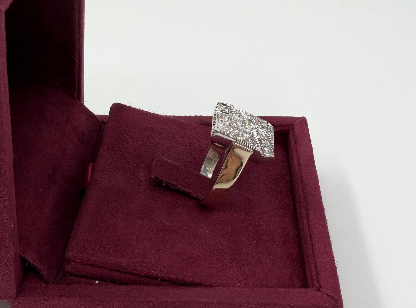 ANELLO IN ORO 18KT BICOLOR CON DIAMANTI