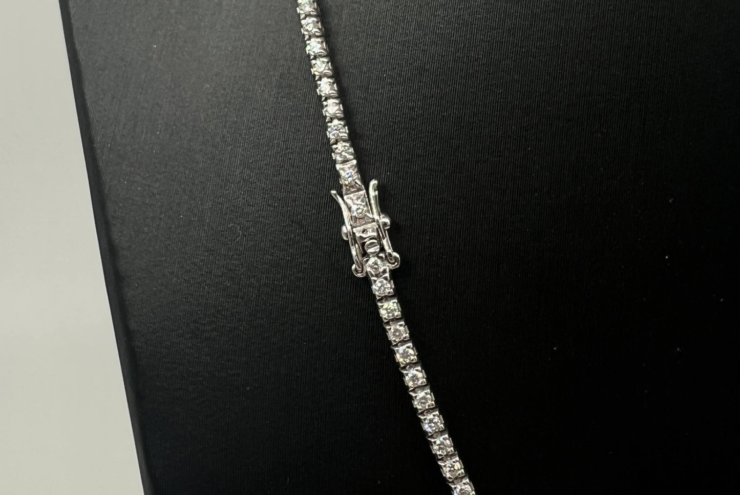 COLLANA TENNIS ORO 18KT E DIAMANTI