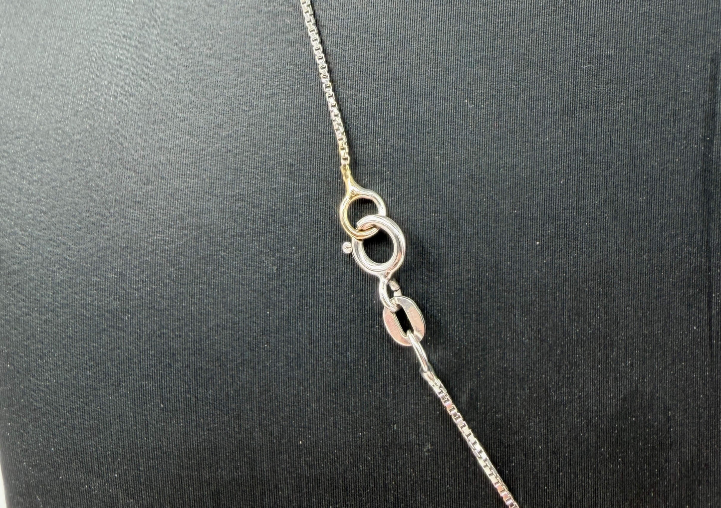 COLLANA ORO 18KT BIANCA CON DIAMANTI