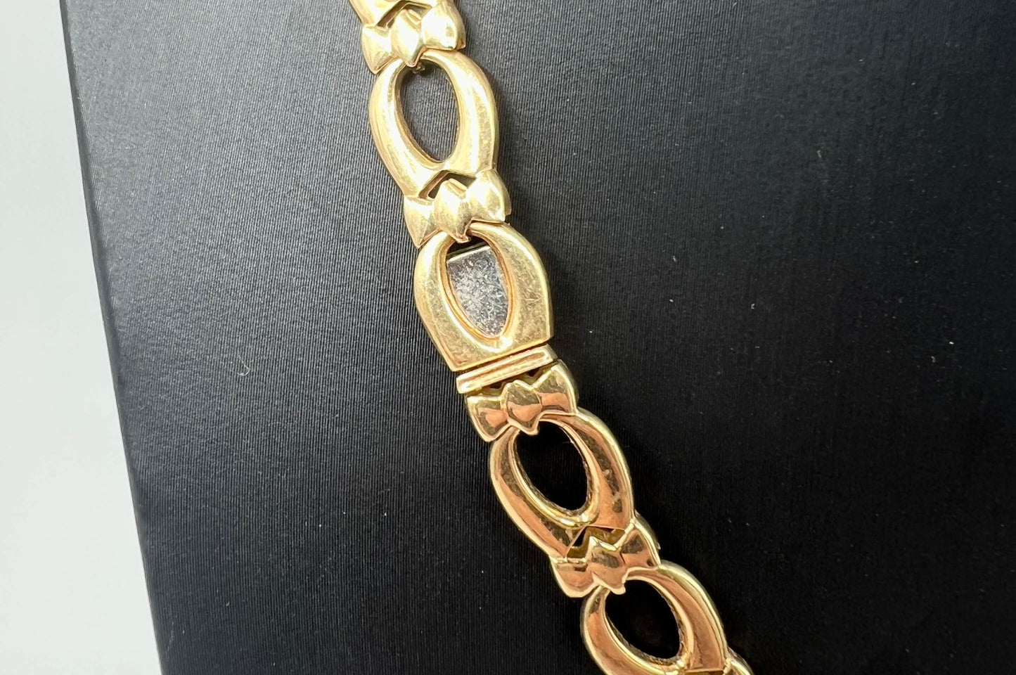 COLLANA ORO 18KT BICOLOR E DIAMANTI