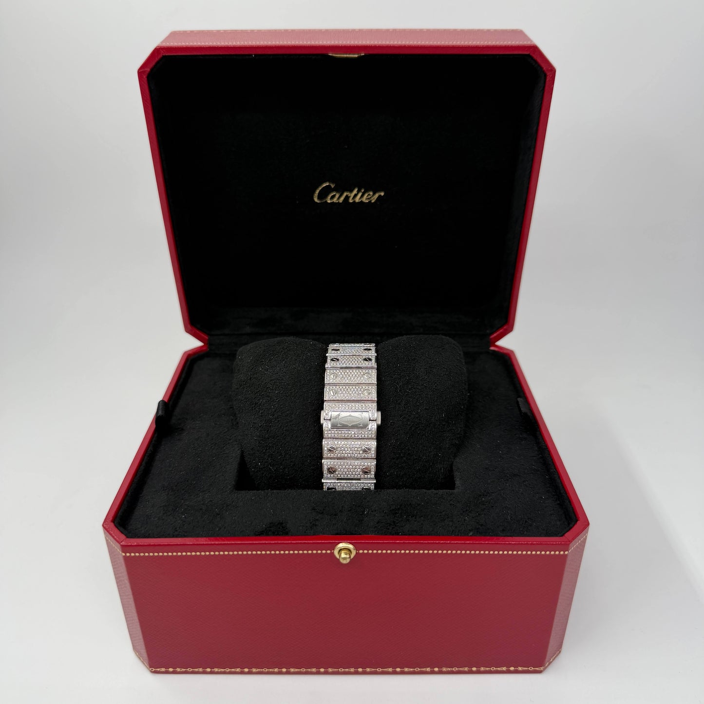 CARTIER SANTOS DIAMANTI BIANCHI VS\G