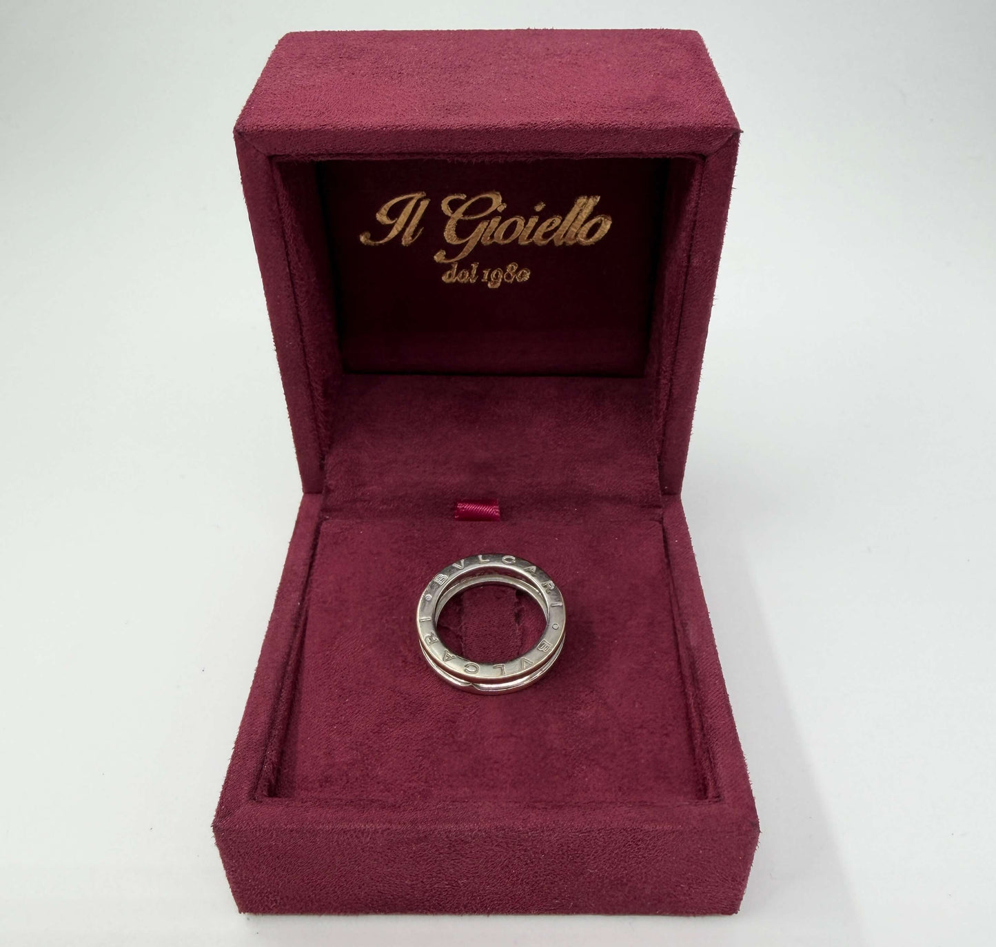 ANELLO IN ORO 18KT BIANCO BVLGARI