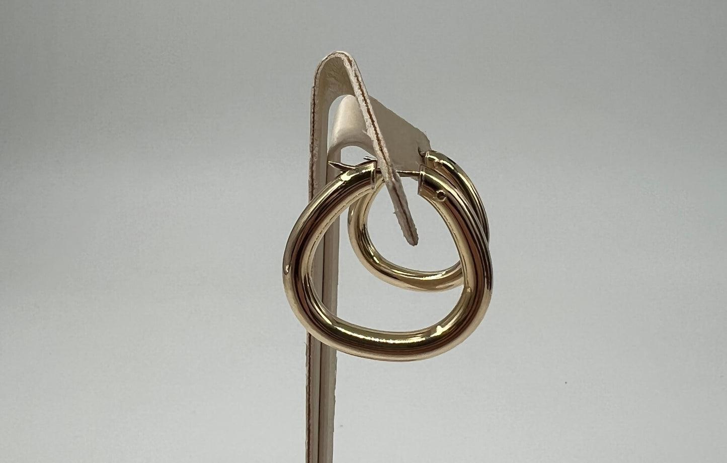 COPPIA DI ORECCHINI ORO 18KT GIALLO