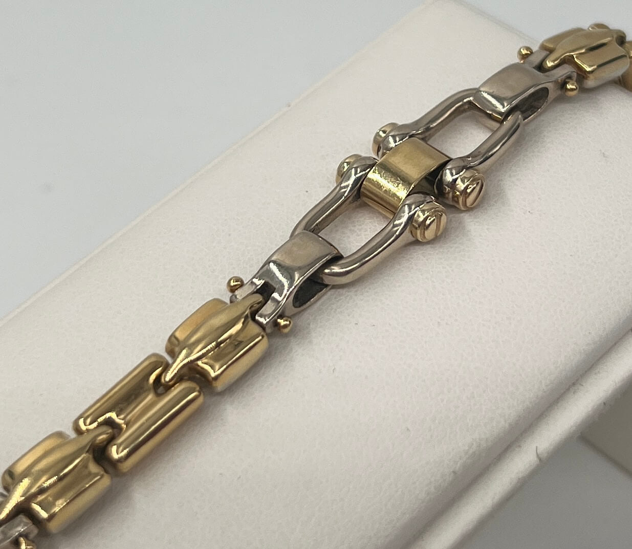 BRACCIALE 18 KT BICOLOR