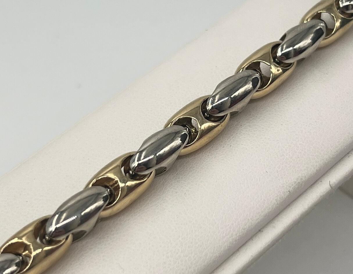 BRACCIALE 18 KT BICOLOR (CHIMENTO)