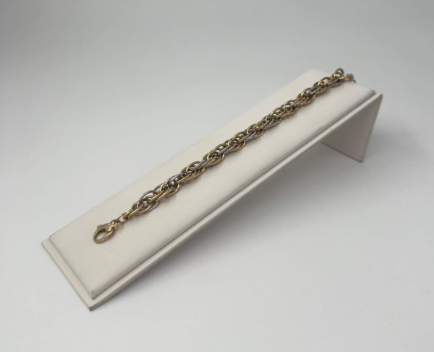 BRACCIALE 18 KT BICOLOR