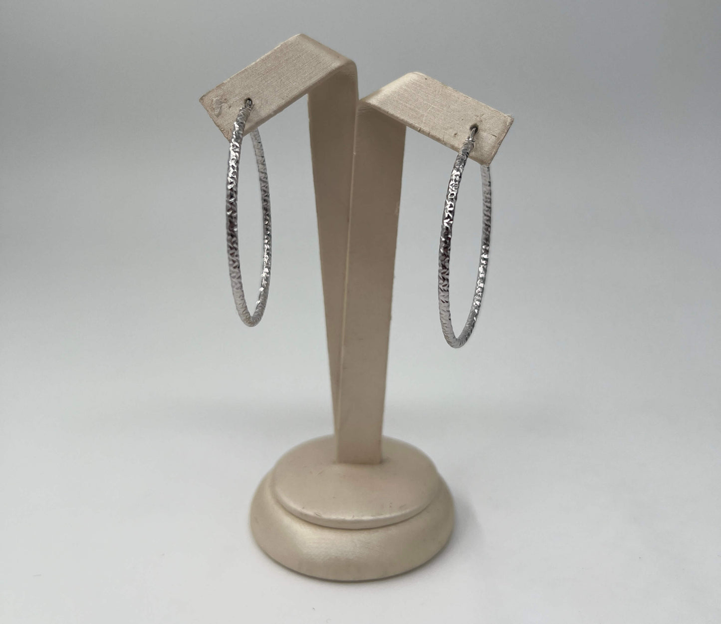 COPPIA DI ORECCHINI ORO 18KT BIANCO
