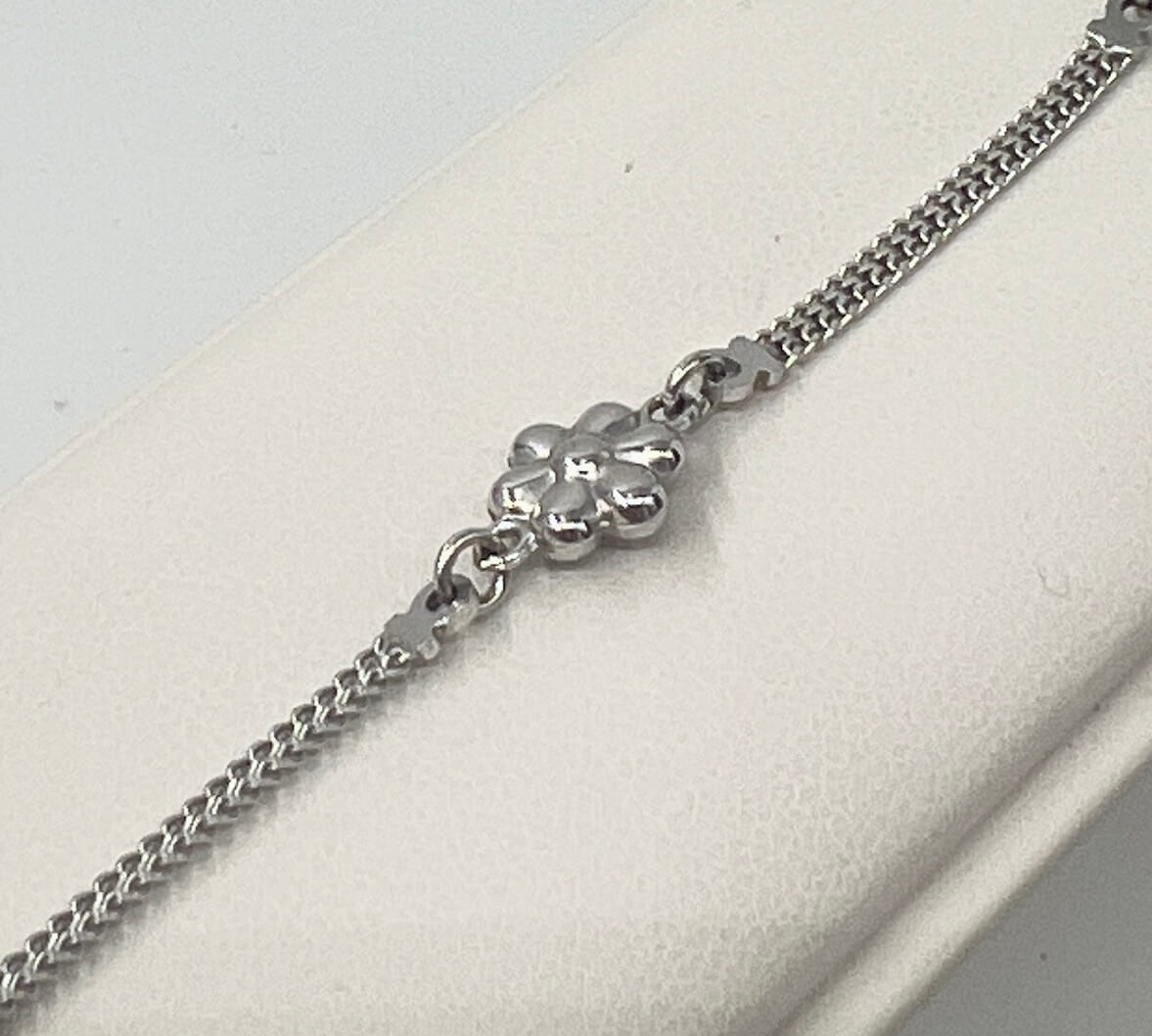 BRACCIALE 18 KT BIANCO