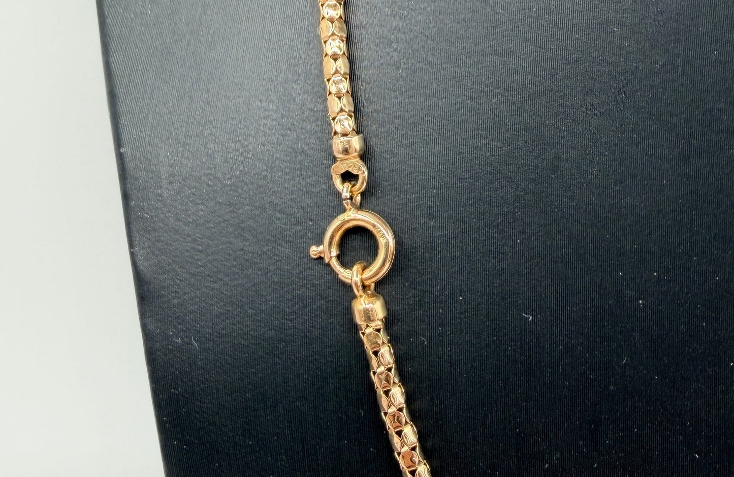 COLLANA ORO 18KT GIALLO tubolare 8,72G
