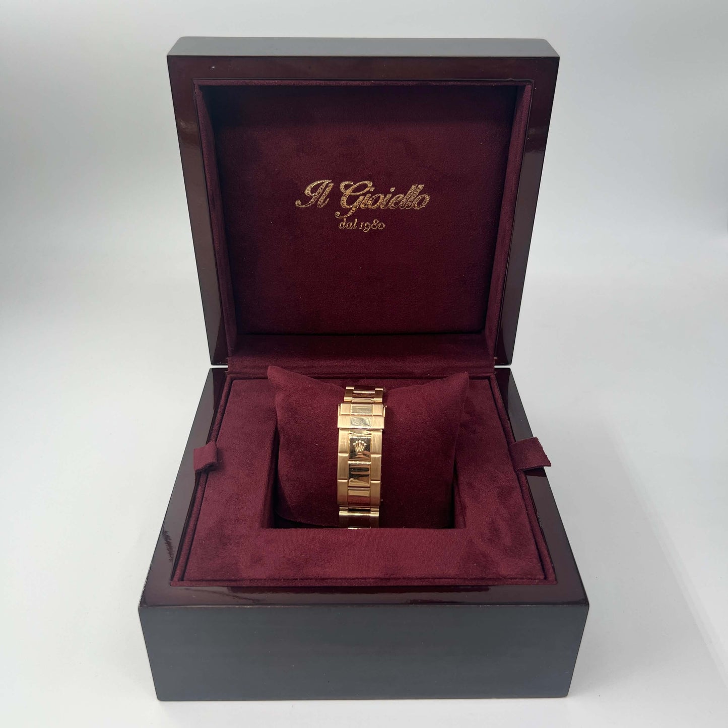 ROLEX SUBMARINER ORO QUADRANTE BLU VIRATO - FULL SET