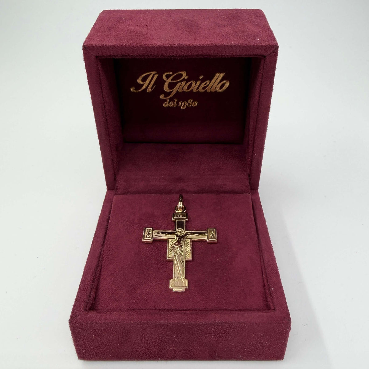 CIONDOLO ORO 18KT GIALLO croce 5.08 gr