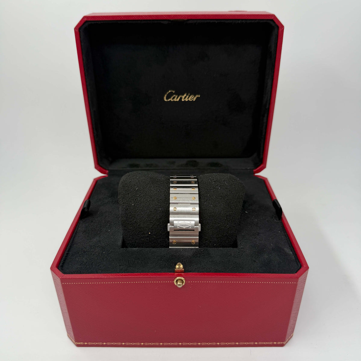 CARTIER SANTOS ACCIAIO ORO QUADRANTE BIANCO - 2024