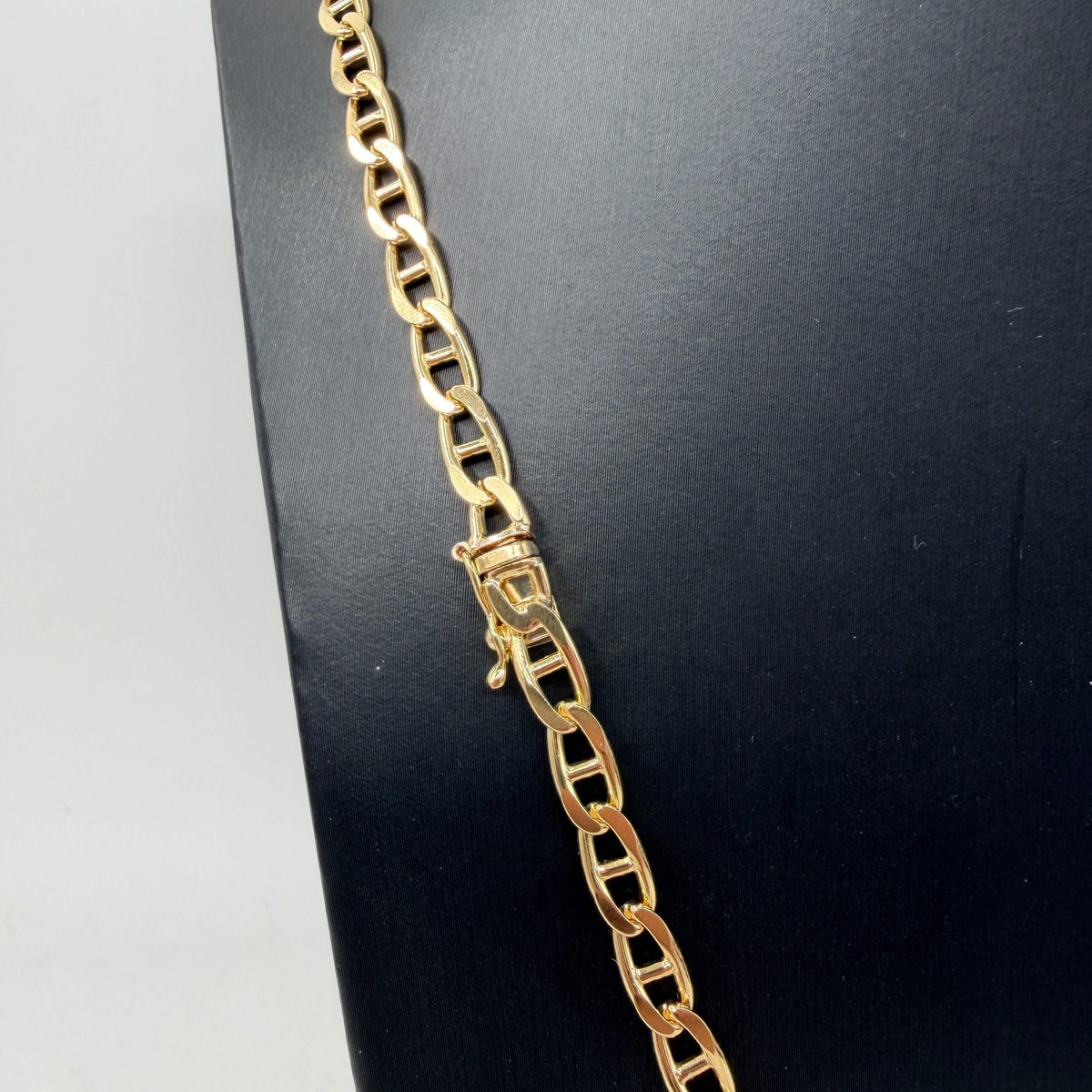 COLLANA ORO 18KT GIALLO Ovale Sbarrato 54.19 gr