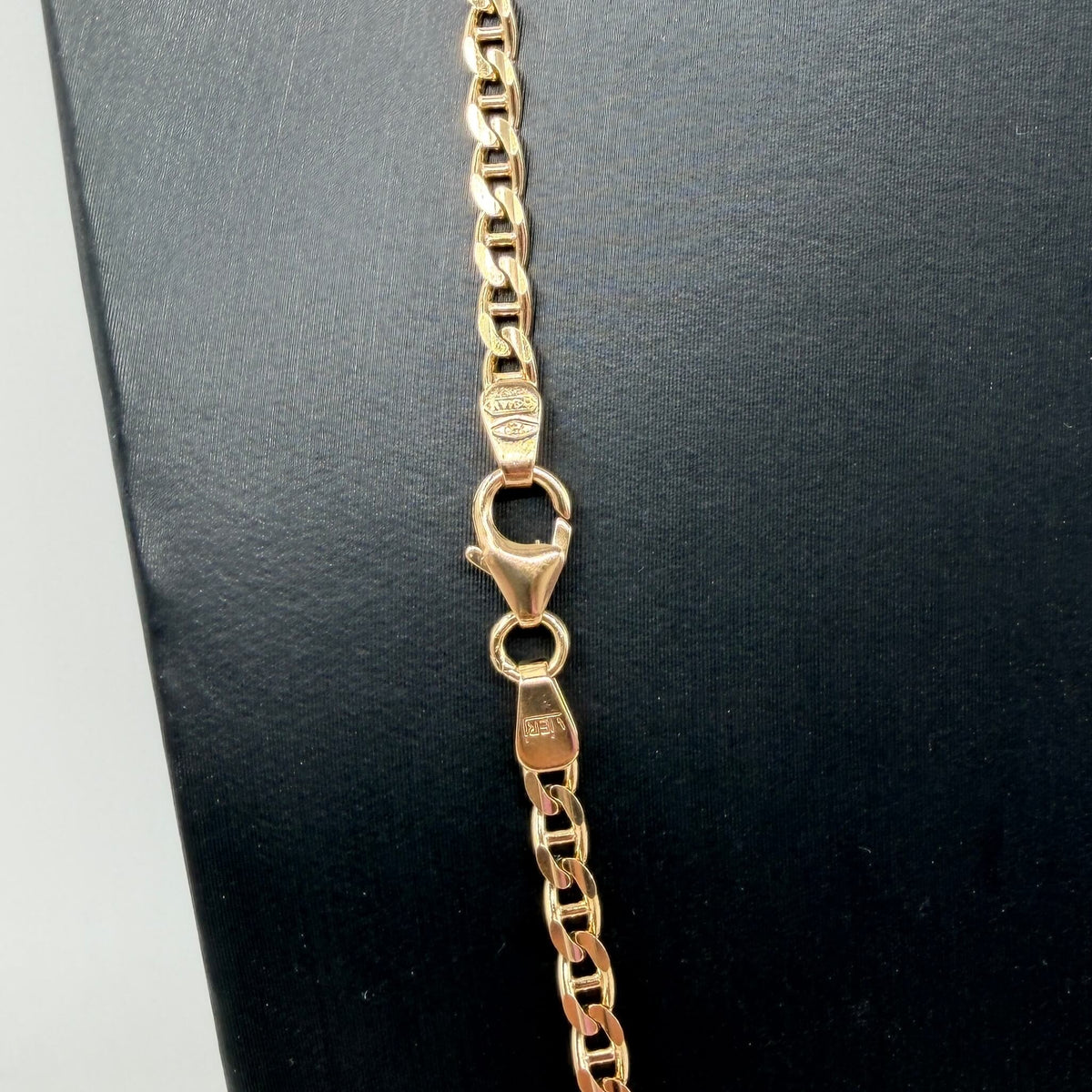 COLLANA ORO 18KT GIALLO Ovale Barrato 10.08 gr