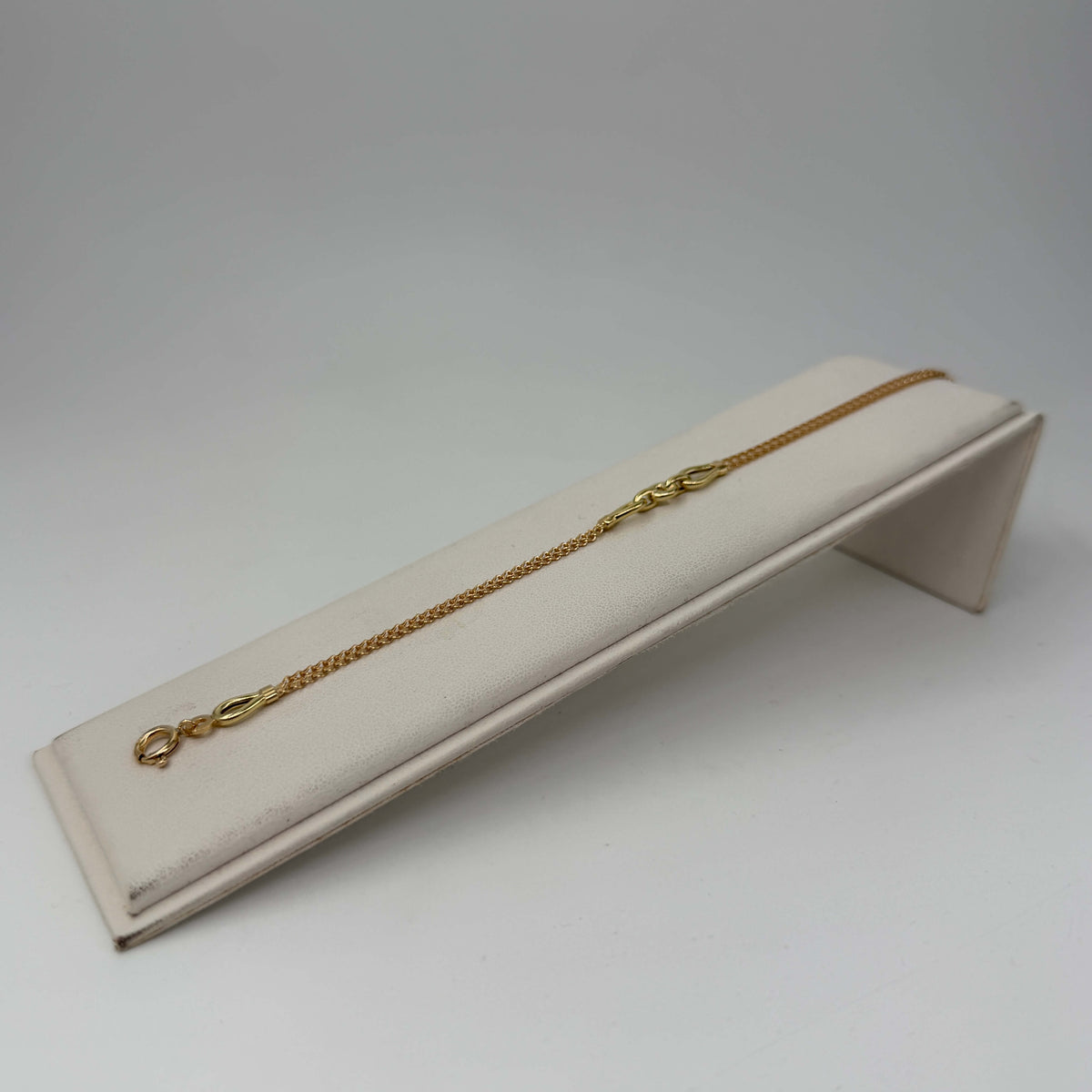 BRACCIALE ORO 18KT GIALLO Doppio Filo 3.86 gr