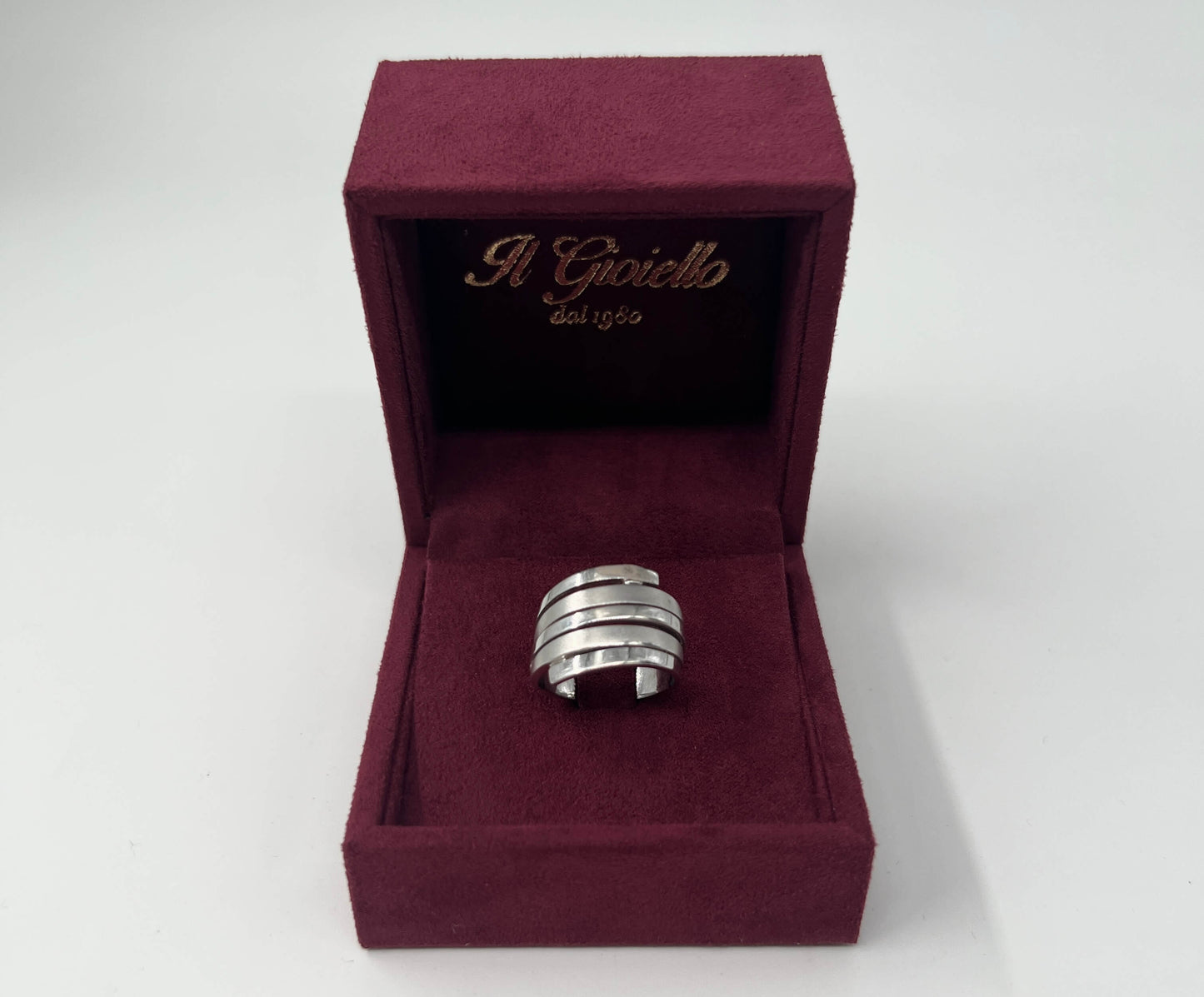 ANELLO IN ORO 18KT BIANCO