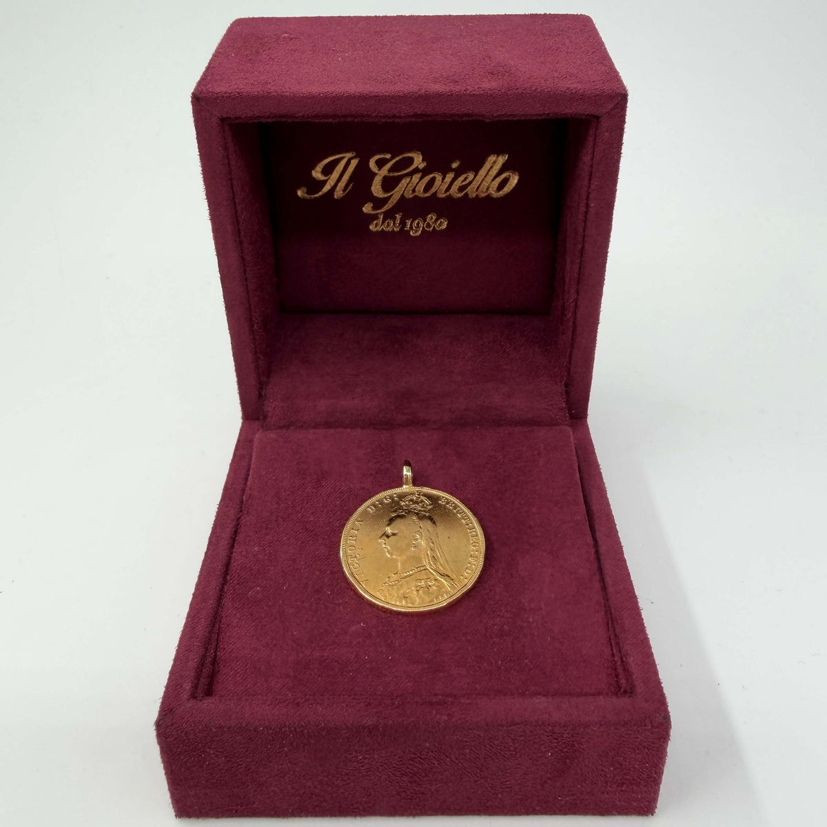 CIONDOLO ORO 18KT GIALLO Sterlina 8.16 gr