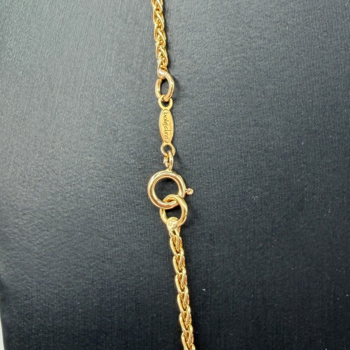 COLLANA ORO 18KT GIALLO Treccia Tubolare 5.29 gr