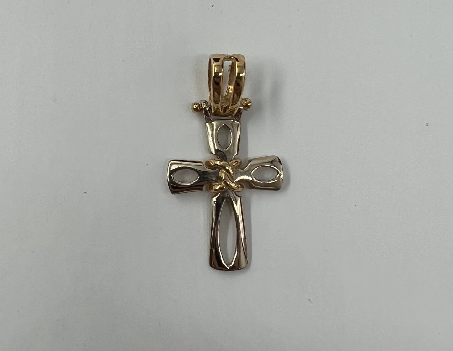 CIONDOLO ORO 18KT BICOLOR