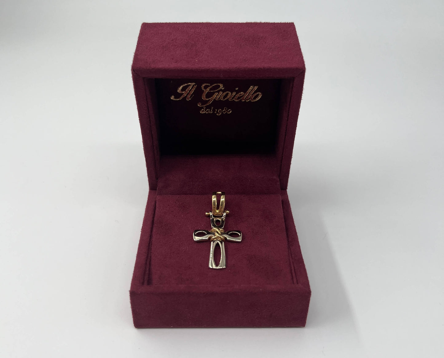 CIONDOLO ORO 18KT BICOLOR
