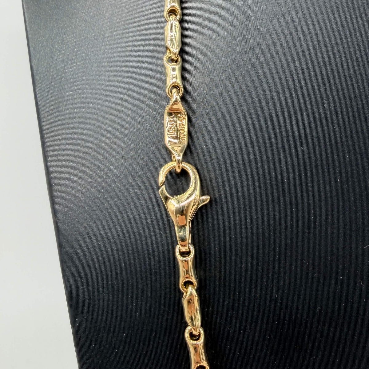 COLLANA ORO 18KT GIALLO Cilindri Pieni 14.22 gr