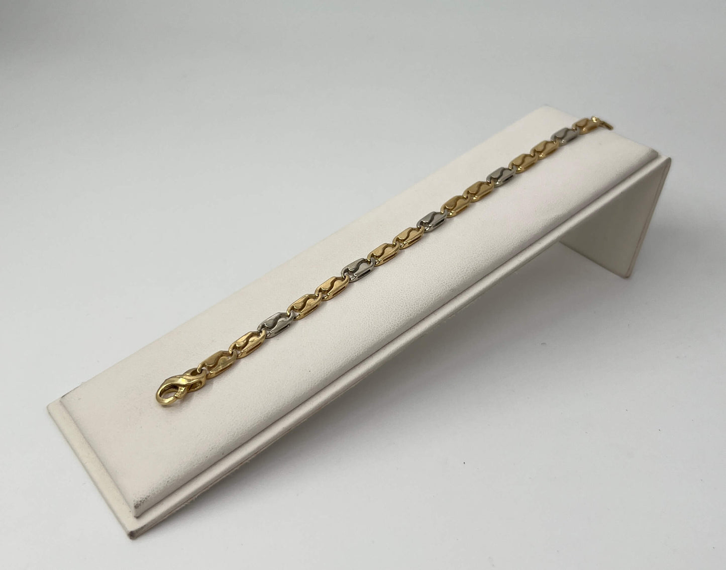 BRACCIALE 18 KT BICOLOR