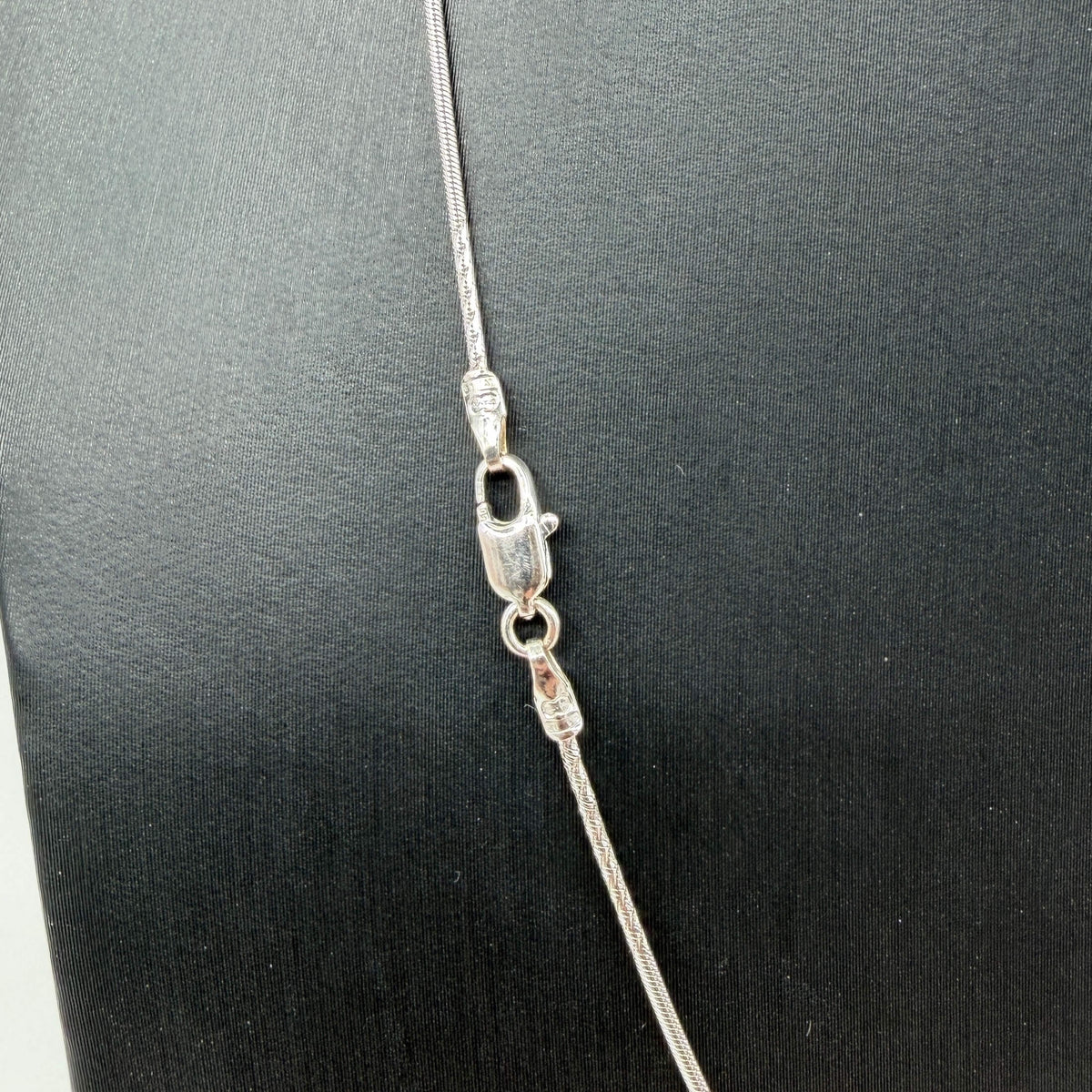 COLLANA ORO 18KT BIANCO Coda di Topo 4.40 gr