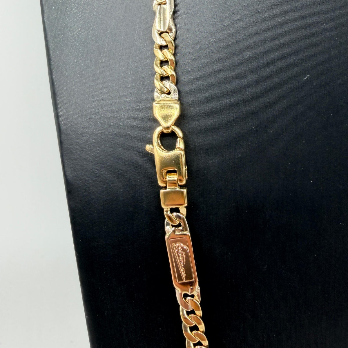 COLLANA ORO 18KT BICOLOR Anelli e Infiniti 32.77 gr