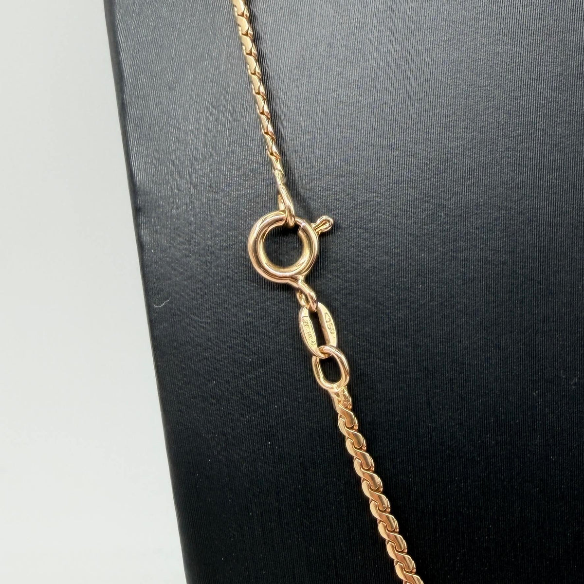 COLLANA ORO 18KT GIALLO Treccia Piatta 8.63 gr