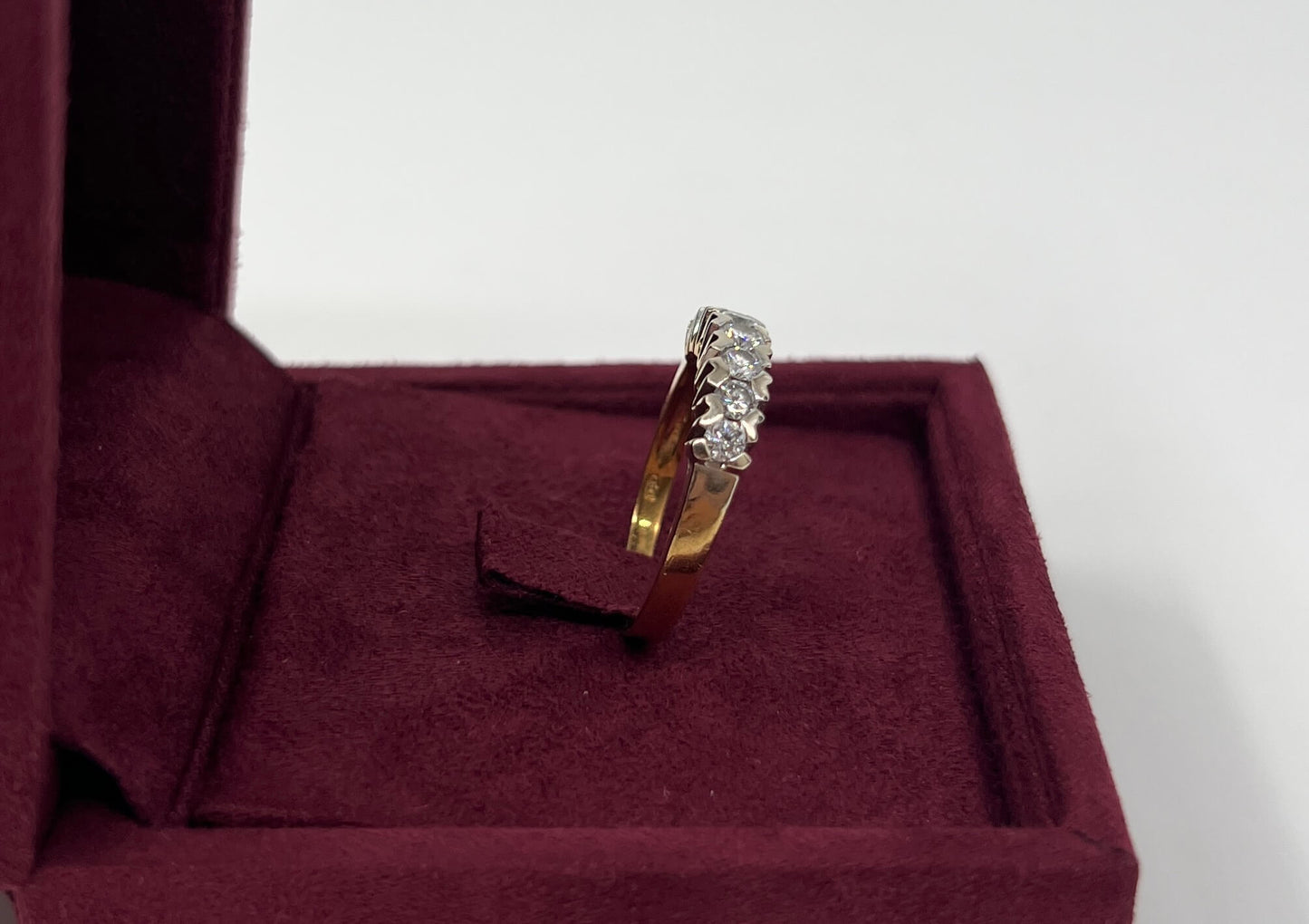 ANELLO IN ORO 18KT BICOLOR CON DIAMANTI