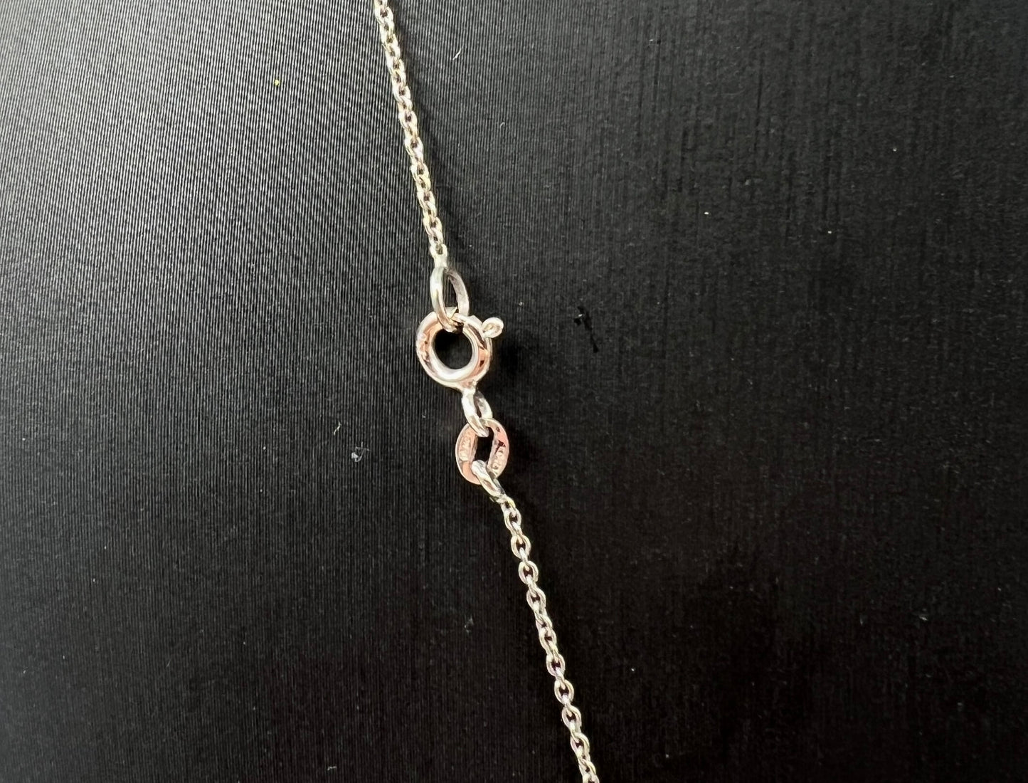 COLLANA ORO 18KT BIANCA CON DIAMANTI E RUBINI NATURALI