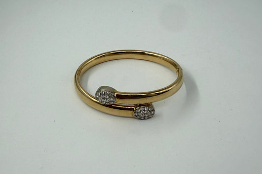 BRACCIALE 18 KT BICOLOR CON DIAMANTI