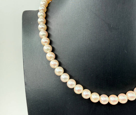 COLLANA ORO 18KT E PERLE