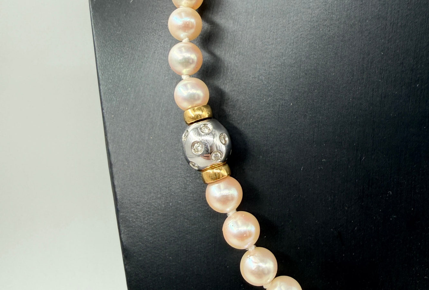 COLLANA ORO 18KT E PERLE