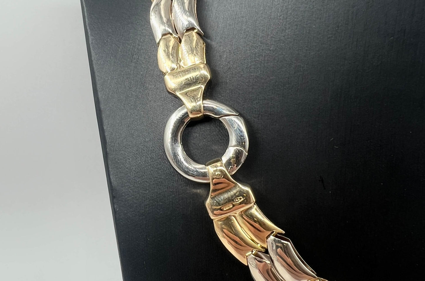 COLLANA ORO 18KT BICOLOR