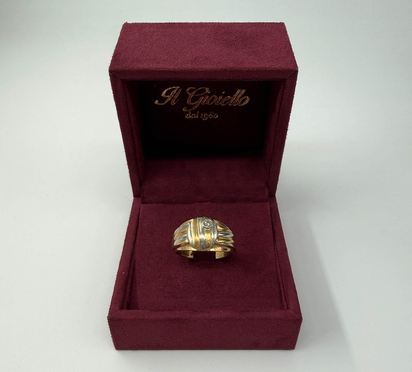 ANELLO IN ORO 18KT BICOLOR
