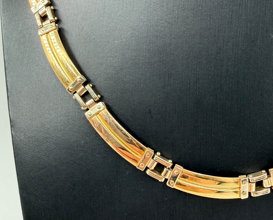 COLLANA ORO 18KT BICOLOR