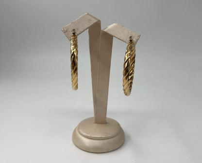 COPPIA DI ORECCHINI ORO 18KT GIALLO