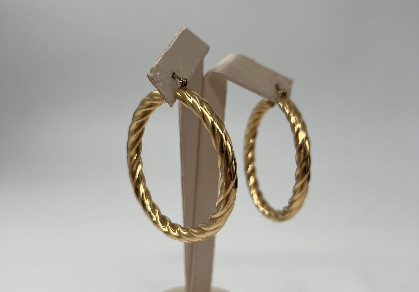 COPPIA DI ORECCHINI ORO 18KT GIALLO