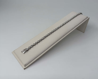 BRACCIALE TENNIS 18 KT CON DIAMANTI