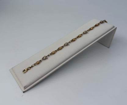 BRACCIALE 18 KT BICOLOR