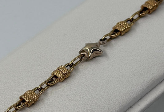BRACCIALE 18 KT BICOLOR