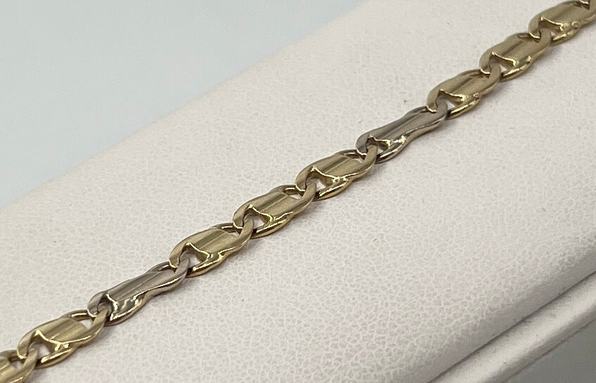 BRACCIALE 18 KT BICOLOR