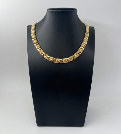 COLLANA ORO 18KT BICOLOR