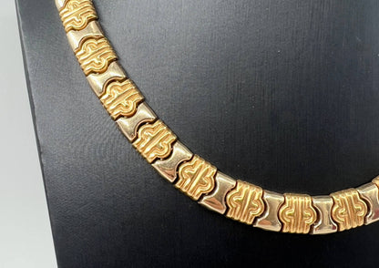 COLLANA ORO 18KT BICOLOR