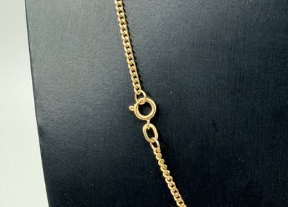 COLLANA ORO 18KT GIALLA CON DIAMANTE